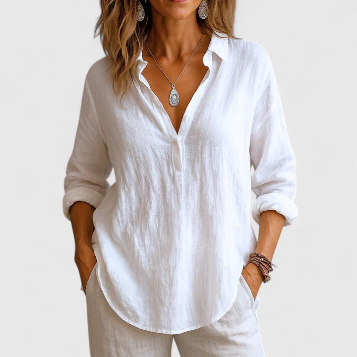 Franzine | Comfortable Linen Blouse