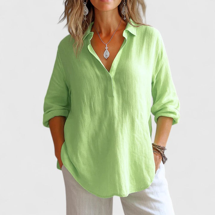 Franzine | Comfortable Linen Blouse