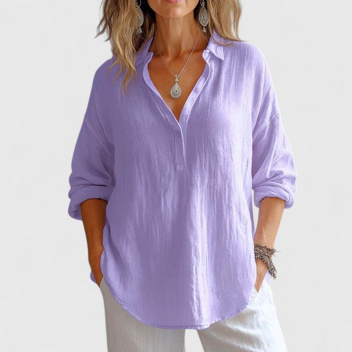Franzine | Comfortable Linen Blouse