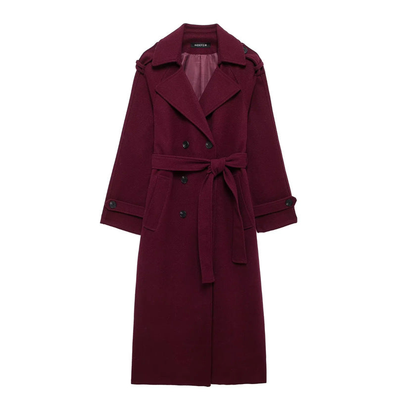 Ramona | Burgundy Coat