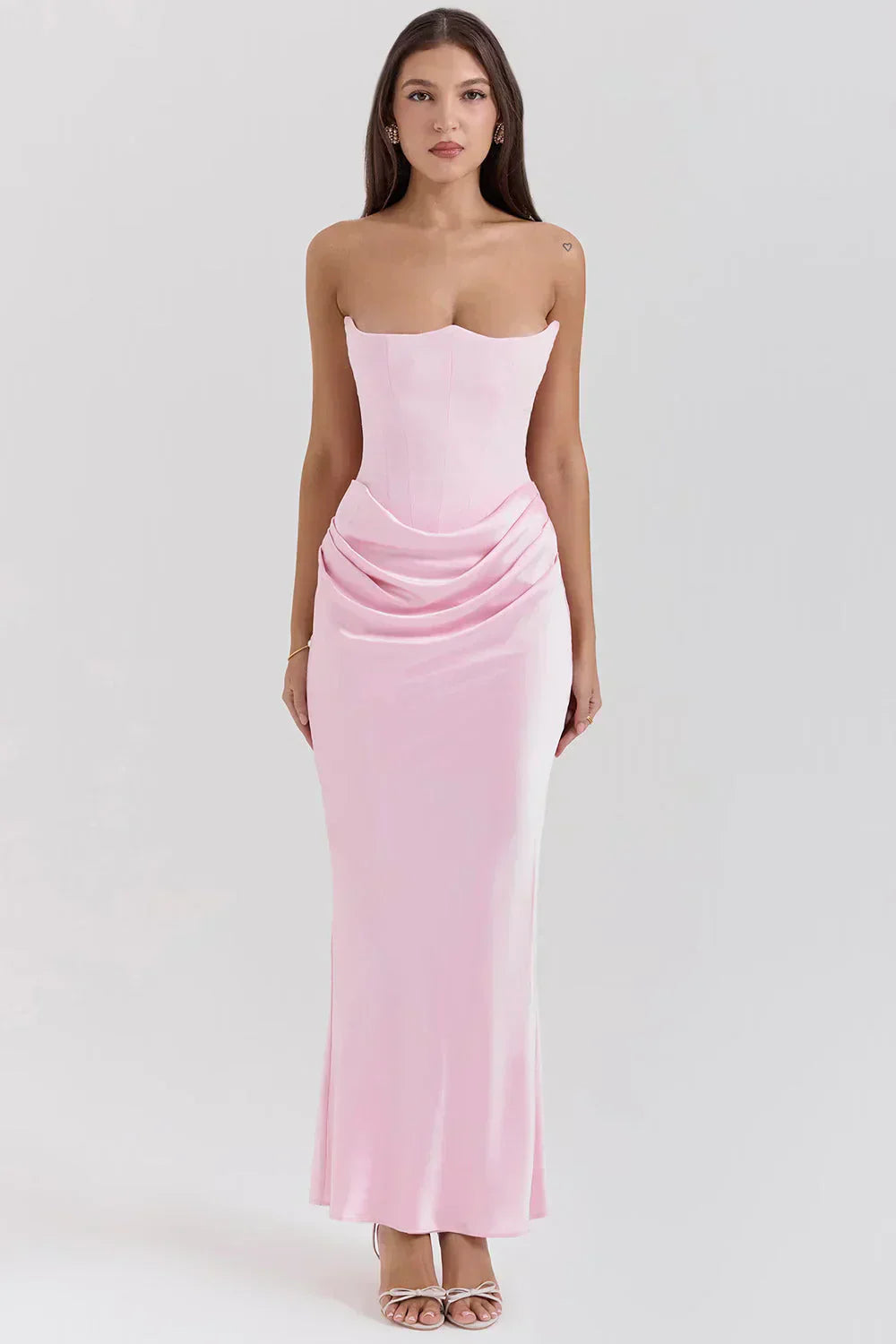 Pamela | Long Strapless Dress
