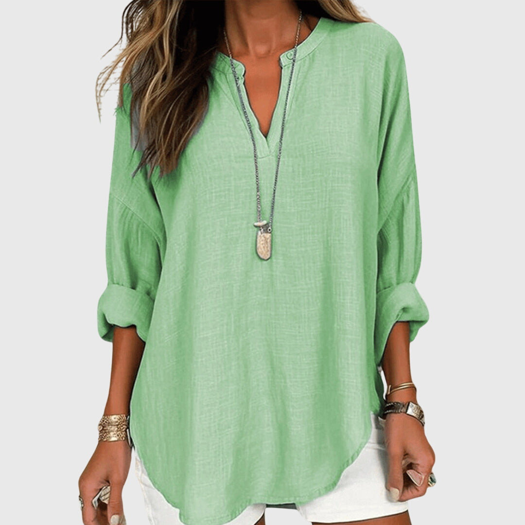 Lenara™ | Fluid and Elegant Beach Shirt