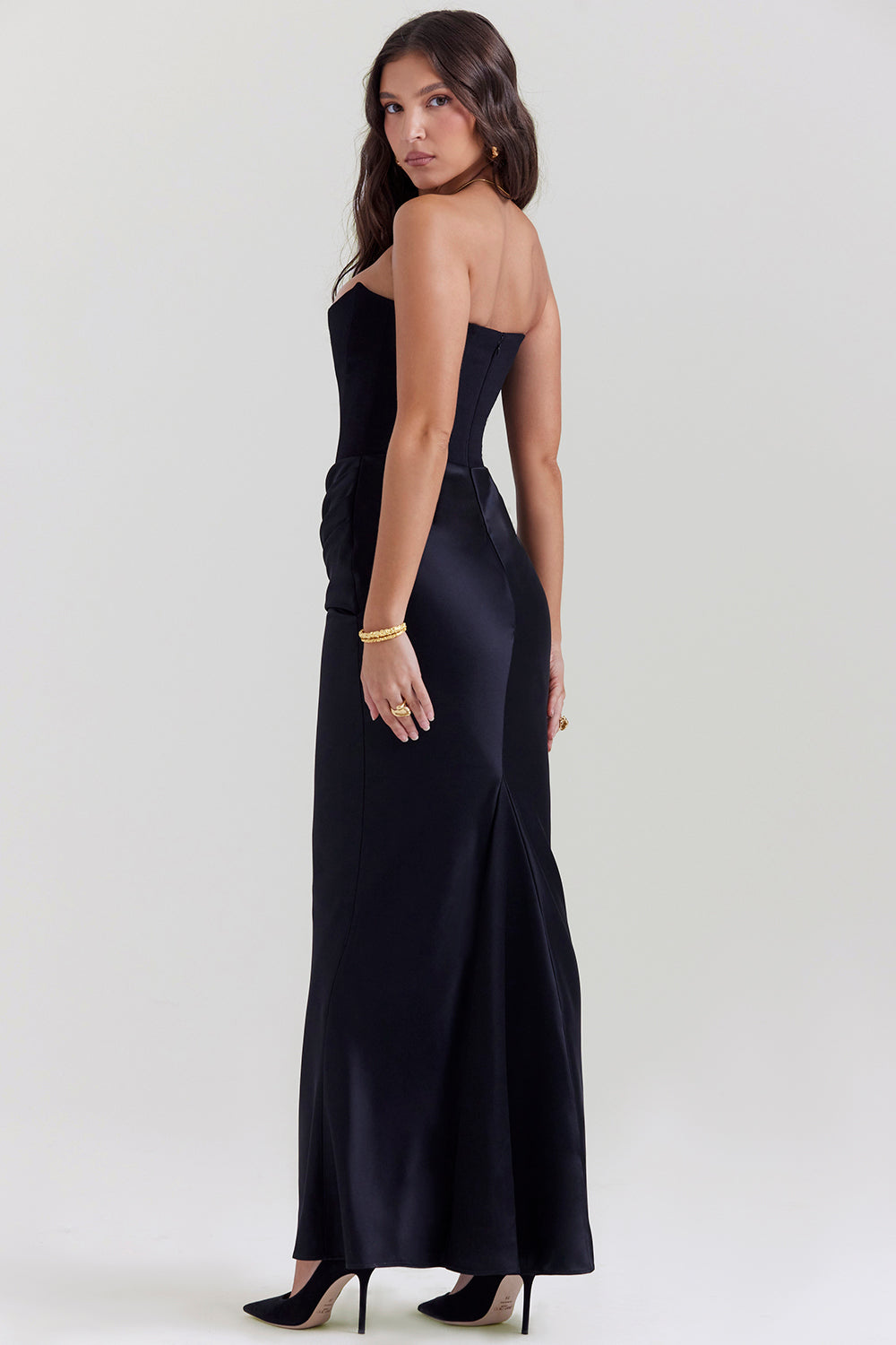 Pamela | Long Strapless Dress